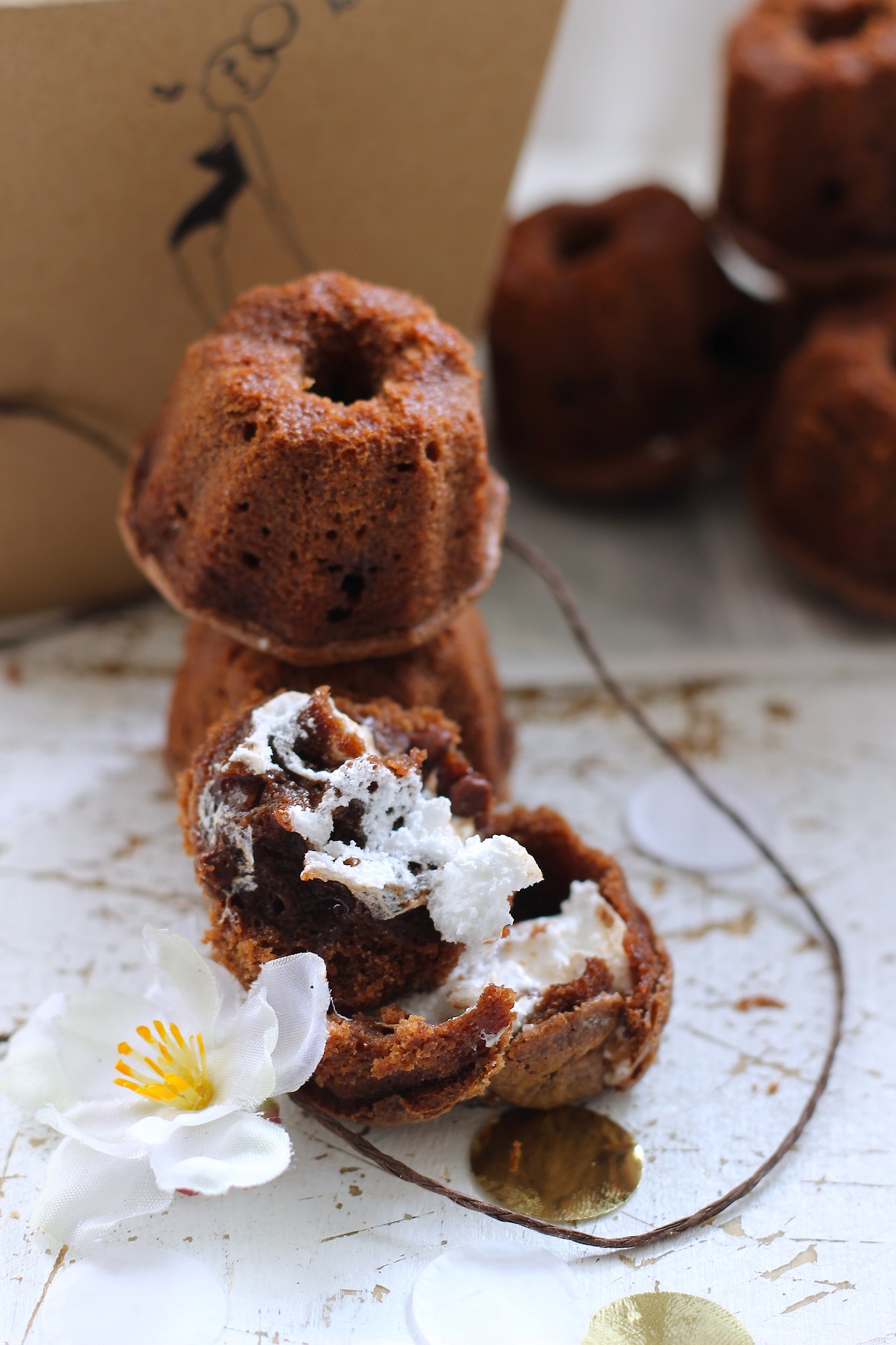 Les minis fondants au marshmallow fluff