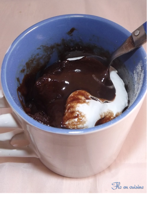 Mugcake au marshmallow fluff